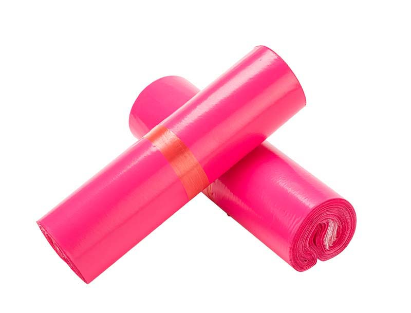 自流井玫红色快递袋-02